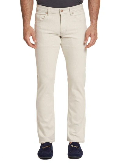 Robert Graham Men's Duvall 5-pocket Straight-leg Trousers In Light Brown