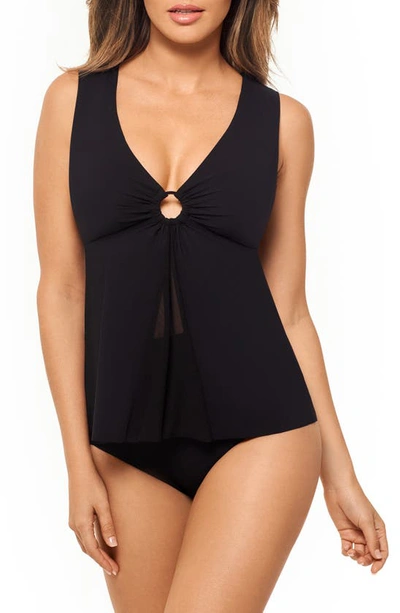 Amoressa By Miraclesuit Mombasa Jomo Tankini Top In Black