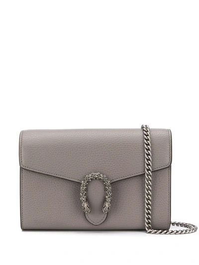 Gucci Dionysus Chain Crossbody Bag In Grey