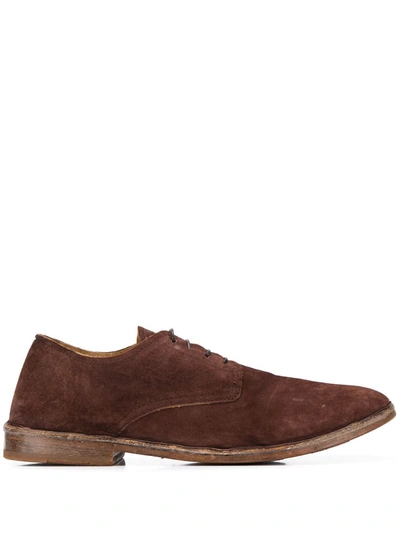 Moma Nairobi Derby Shoes In Cocoa