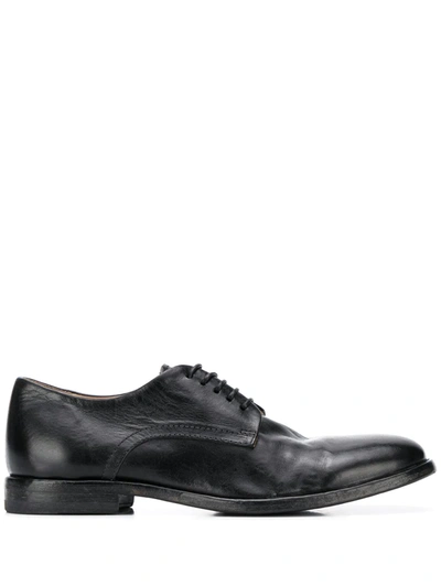 Moma Nottingham Derby Lace-up Shoes In Black