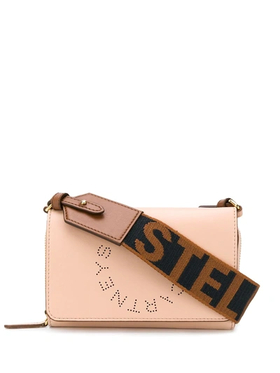 Stella Mccartney Stella Logo Crossbody Bag In Neutrals