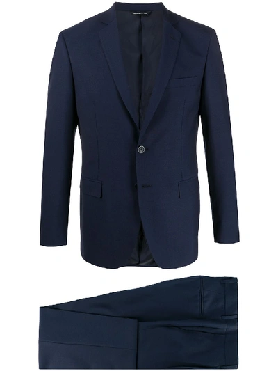 Tonello Fitted Two-piece Suit In Blue