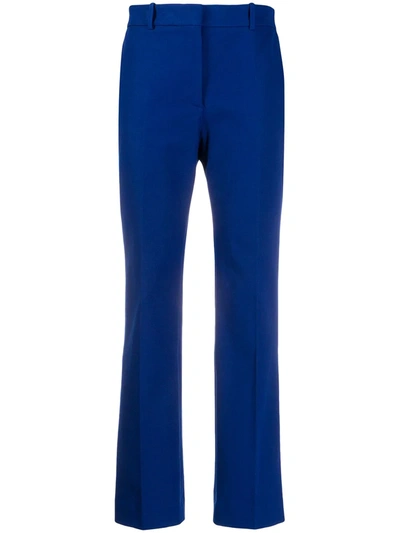 Joseph Straight Tailored Trousers In Blue