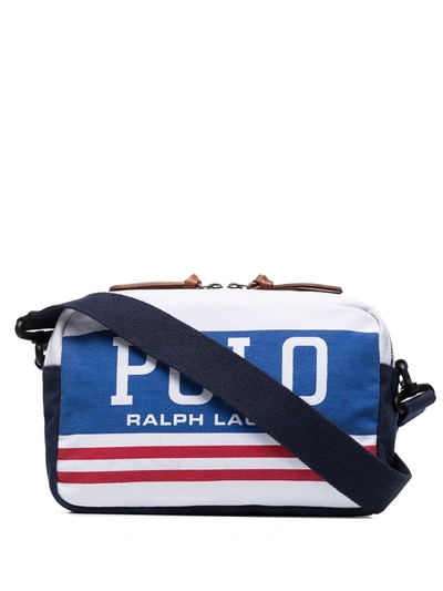 Polo Ralph Lauren Logo-print Cross Body Bag In White