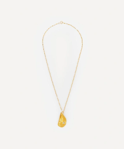 Alighieri Gold-plated The Illuminated Creator Pendant Necklace