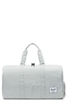 Herschel Supply Co Novel Duffle Bag In Light Grey Crosshatch