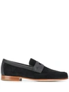 John Lobb Hendra Penny Loafers In Black