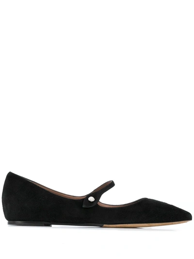 Tabitha Simmons Hermione Ballerina Shoes In Black