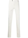 Pt01 Classic Slim Chinos In White