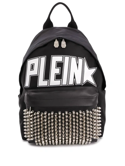 Philipp Plein Stud Detail Backpack In Black