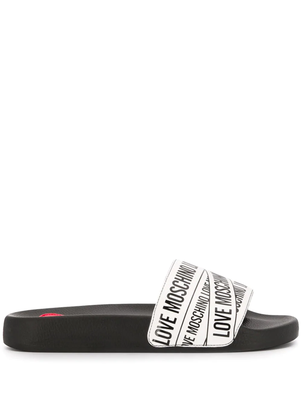 moschino slides sale