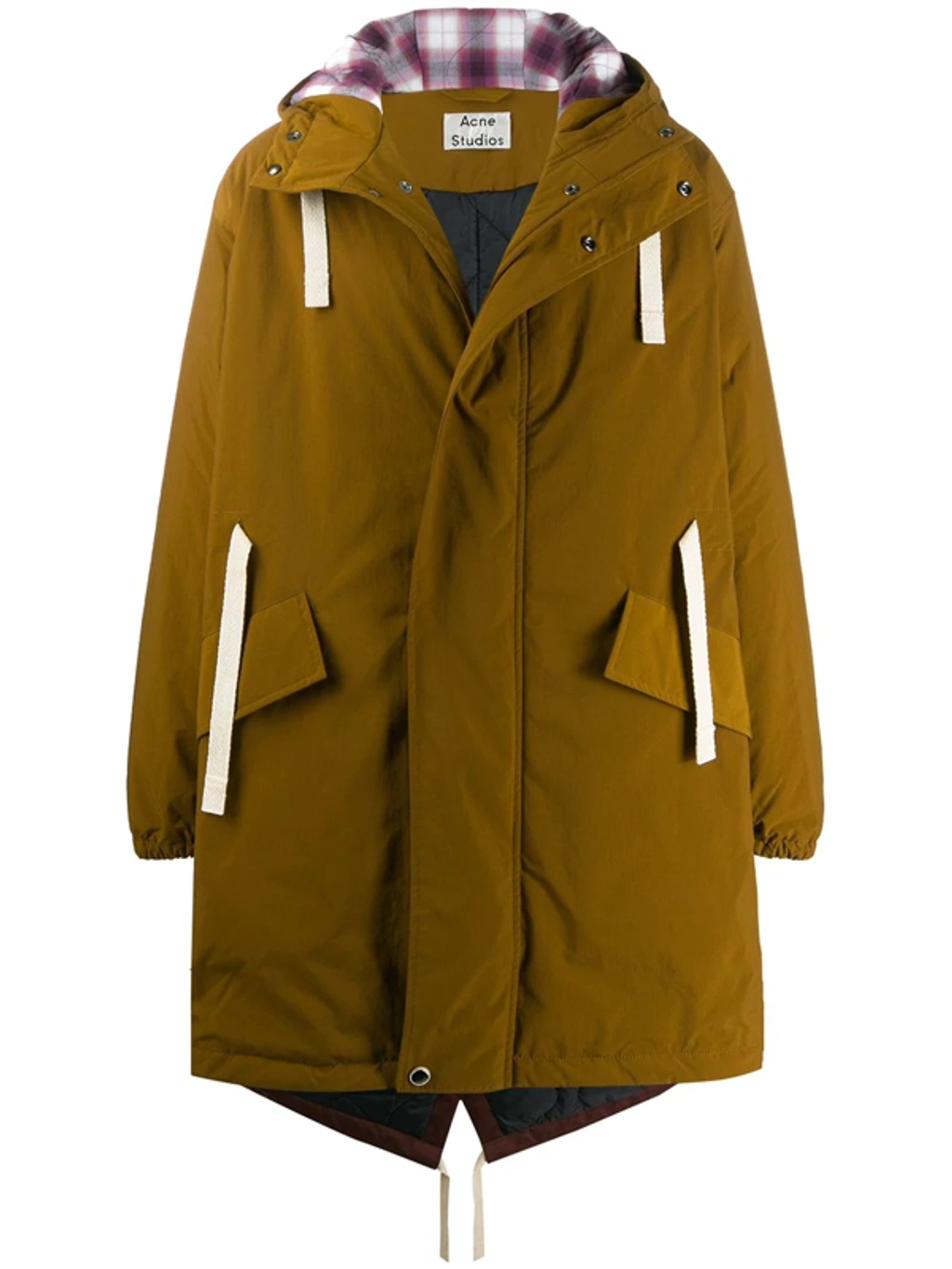 レビュー高評価アイテム特集｜ファッション通販 Tech-twill Studios Acne Fishtail Green/taupe Olive Parka ジャケット・アウター