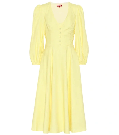 staud embroidered dress Adrianna Papell Floral Embroidered Flounce Hem Dress main image 1