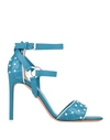 Valentino Garavani Sandals In Azure