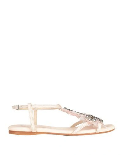 Anna Baiguera Sandals In Light Pink