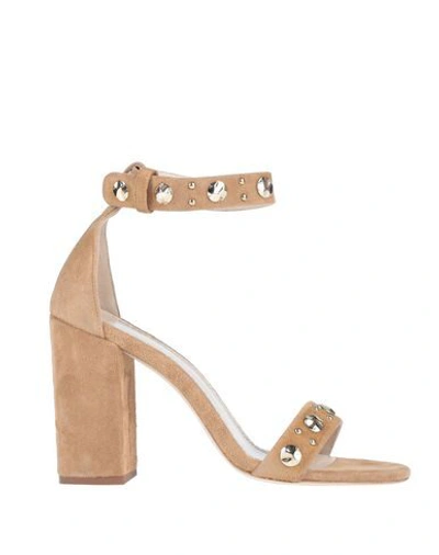 Maje Sandals In Camel