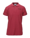 John Richmond Polo Shirts In Red