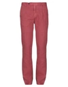 Massimo Alba Casual Pants In Brick Red