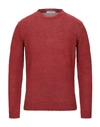 Kangra Cashmere Sweater In Brick Red
