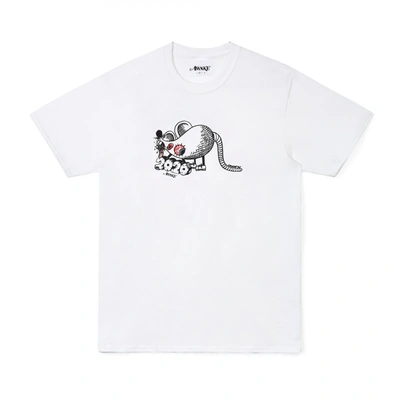 Pre-owned Awake  X Dover Street Market Year Of The Rat T-shirt White