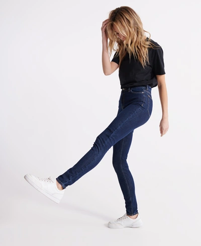 Superdry Superflex- Skinny High Rise In Dark Blue