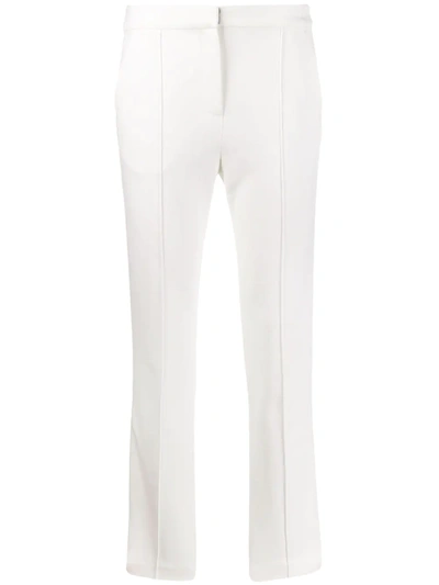 Karl Lagerfeld Punto Logo Tape Pants In White