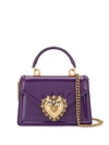 Dolce & Gabbana Devotion Crossbody Bag In Purple