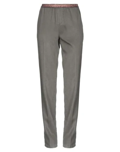 Chloé Stora Casual Pants In Military Green