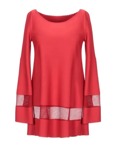 Alaïa Sweaters In Red