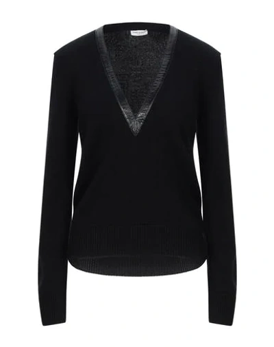 Saint Laurent Cashmere Blend In Black