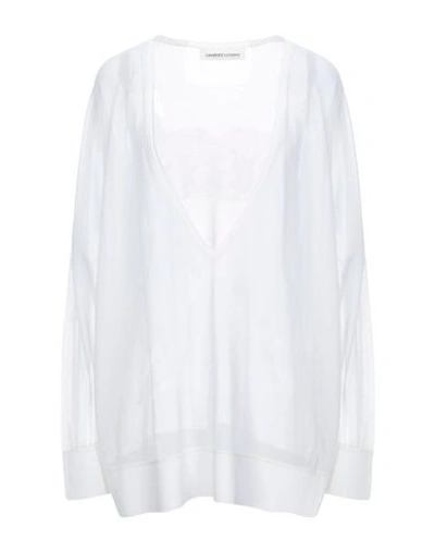 Lamberto Losani Sweaters In White