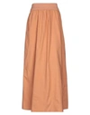 Manila Grace Long Skirts In Orange