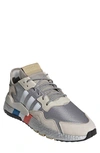 Adidas Originals Men's Nite Jogger Trainer Sneakers In Silver