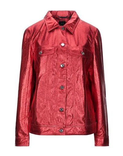 Armani Exchange Jacket In Red