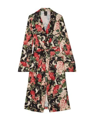 Anna Sui Overcoats In Black
