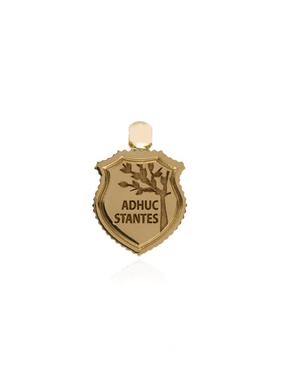 Foundrae 18k Yellow Gold Adhuc Stantes Baby Crest Charm