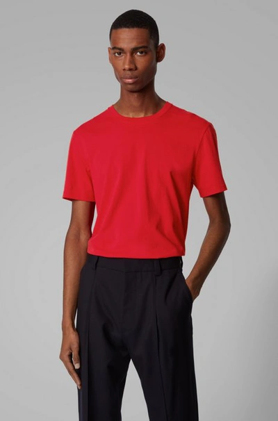 Hugo Boss - Regular Fit T Shirt In Soft Cotton - Red