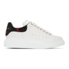 Alexander Mcqueen Men's Oversized Sneaker W/ Tie-dye Calf Hair In White/ Black/ Red