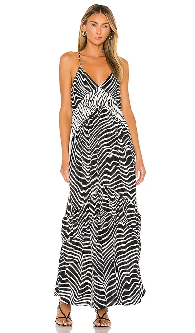 House Of Harlow 1960 X Revolve Russo Maxi In Black & Cream