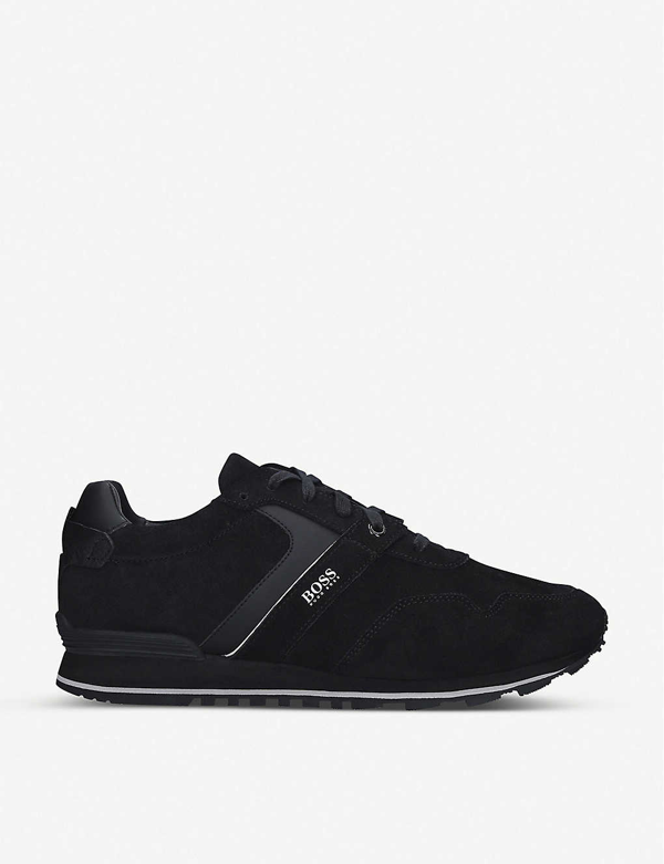 hugo boss parkour trainers black