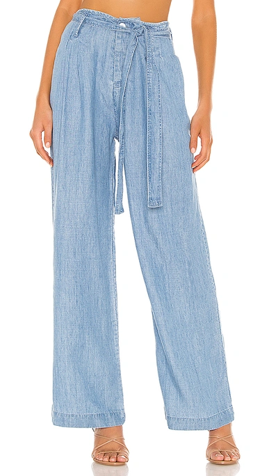 Rails Jess Paperbag-waist Wide-leg Pants In Medium Vintage