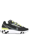 Nike Women's React Element 55 Sneakers In Black