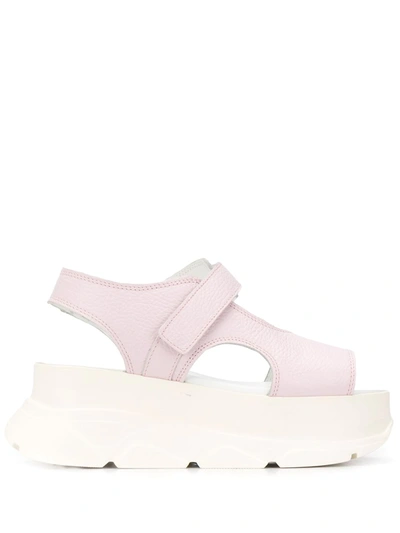 Joshua Sanders Women's Spice Platform Wedge Sandals In Pink