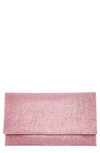 Nina Crystal Clutch In Ballet Pink