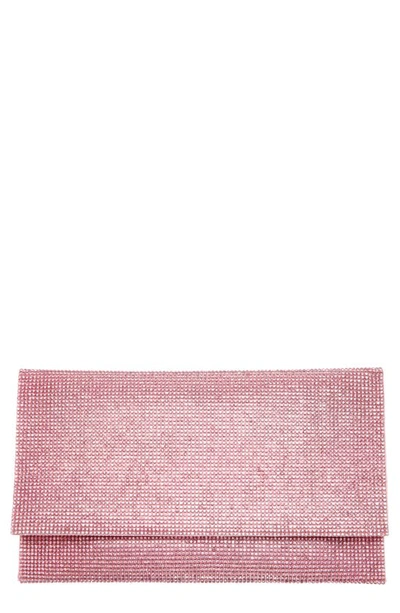 Nina Crystal Clutch In Ballet Pink