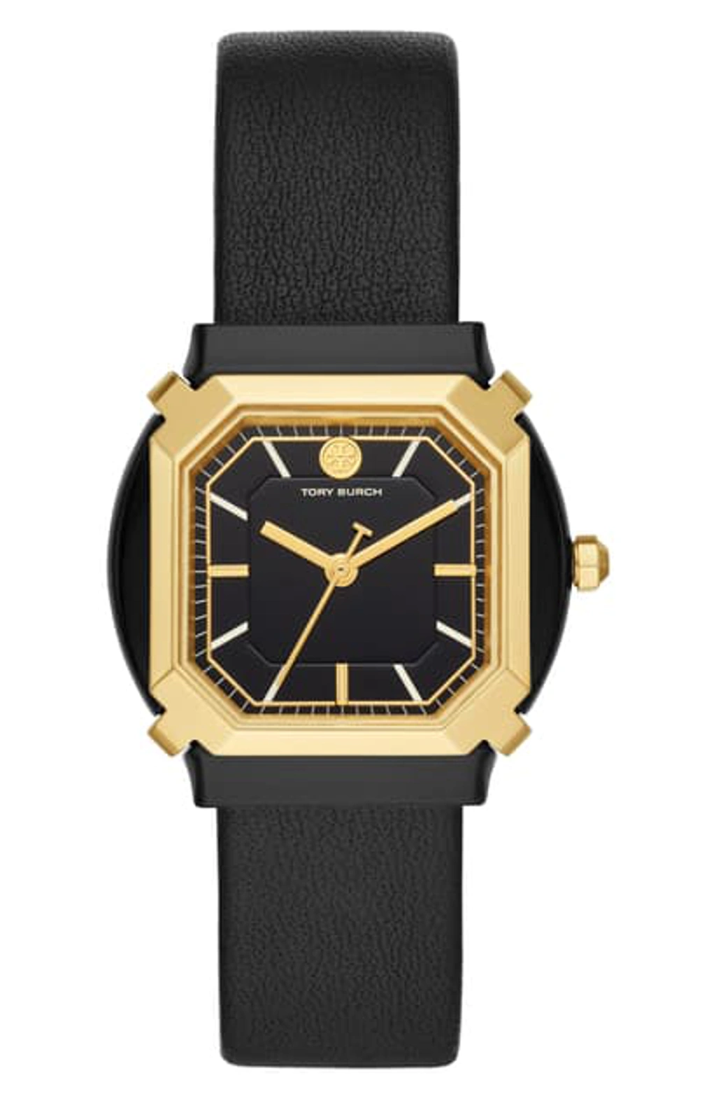 Tory Burch Women\'s Blake Blue Stripe Leather Strap Watch 34mm Tory Burch Collins Quartz Blue Dial Blue Leather Strap Watch  main image 4