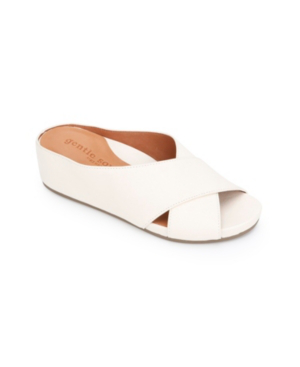 gentle souls white sandals