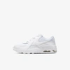 Nike Little Kids Air Max Excee Running Sneakers From Finish Line In White/white/white