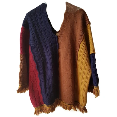Pre-owned Alberta Ferretti Wool Jumper In Multicolour
